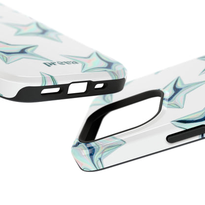 White Starburst Phone Case