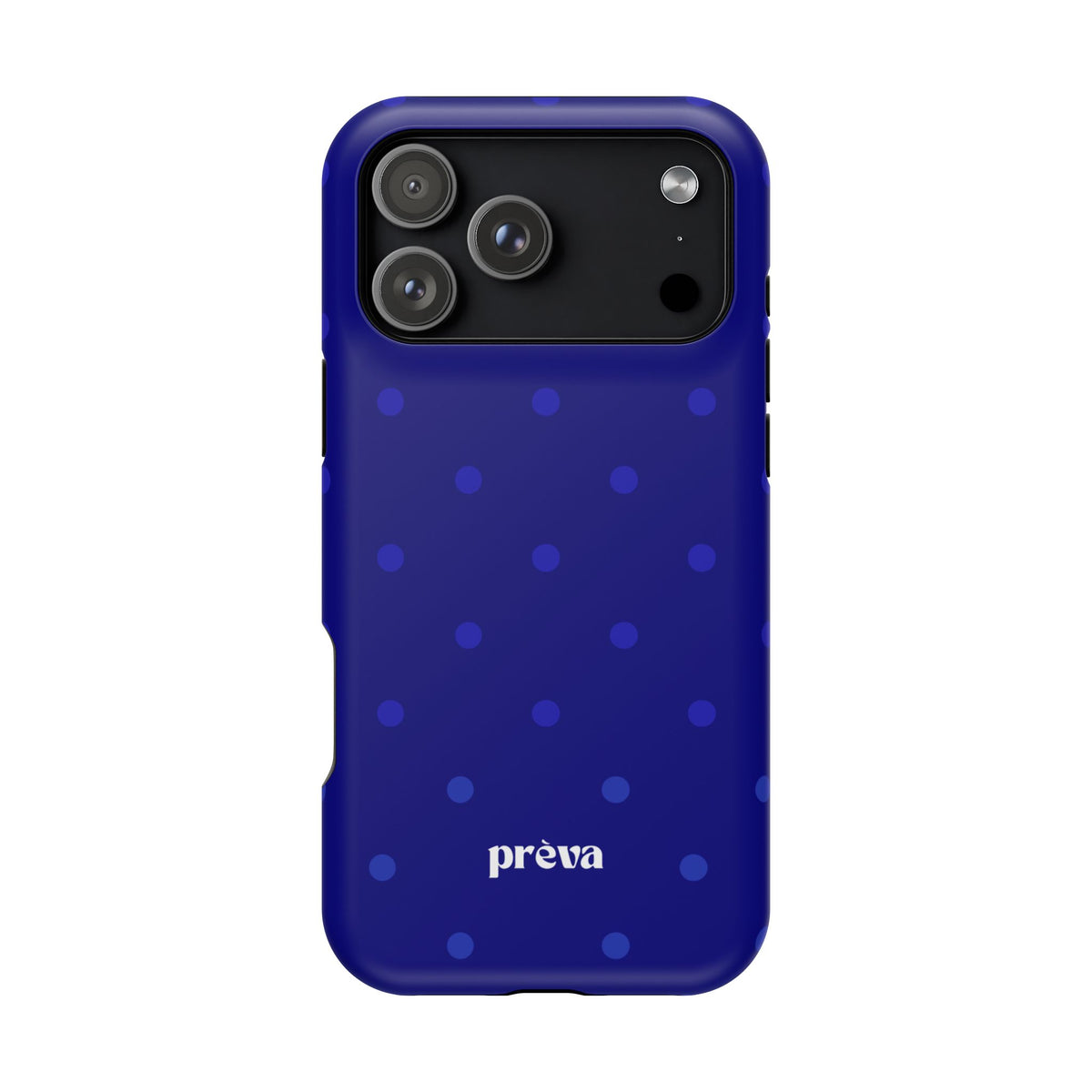 Dark Blue Polka Dots Phone Case