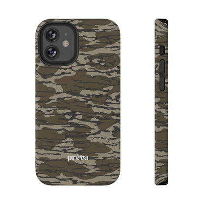 Camo Impact-Resistant Phone Case — Military Green Rugged Protection