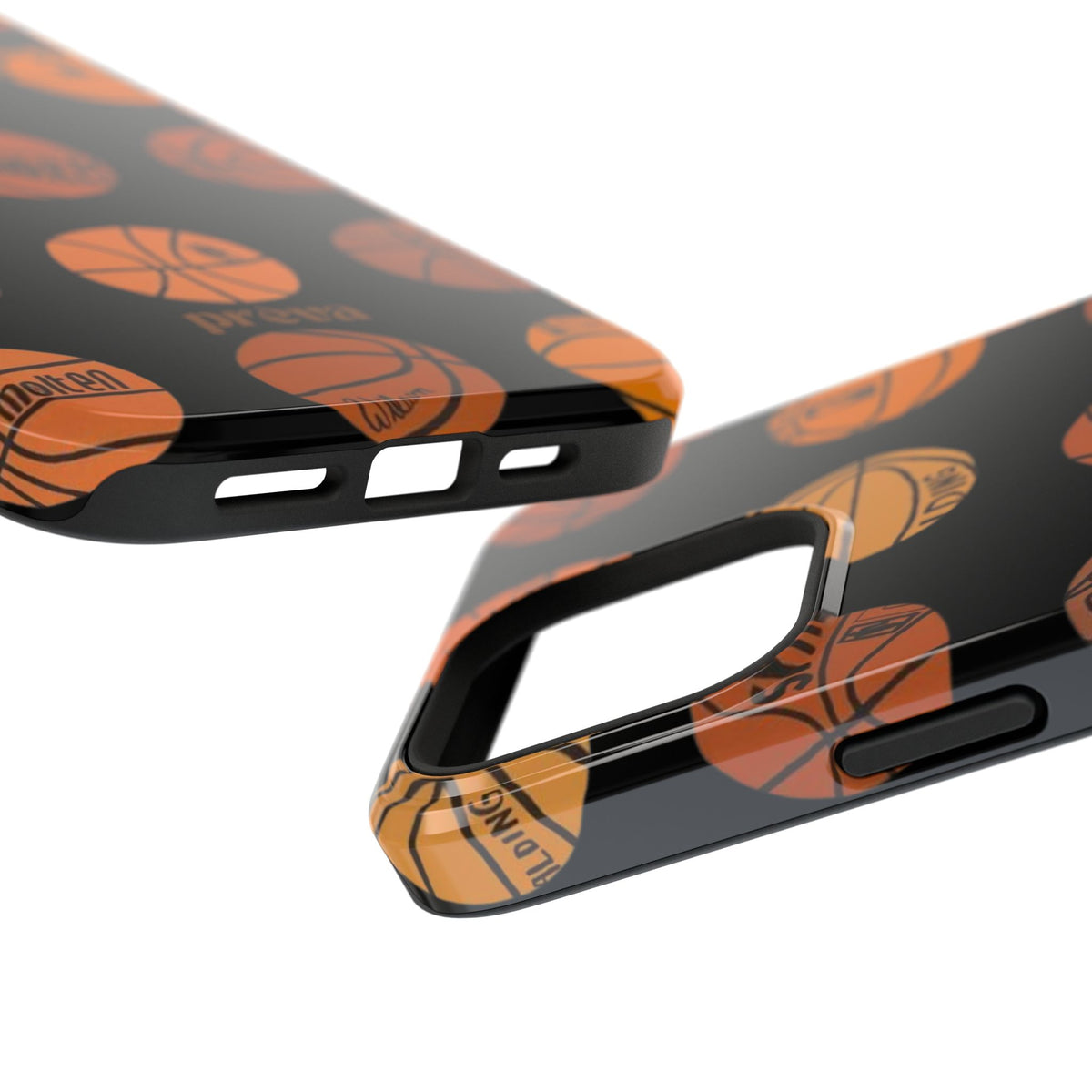 Black Basketball Phone Case