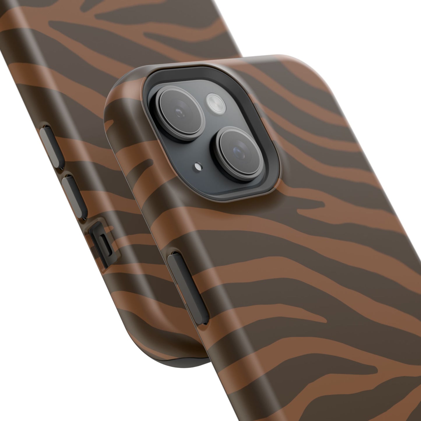 Brown Tiger Stripe Phone Case