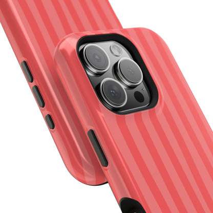 Coral Stipes Phone Case