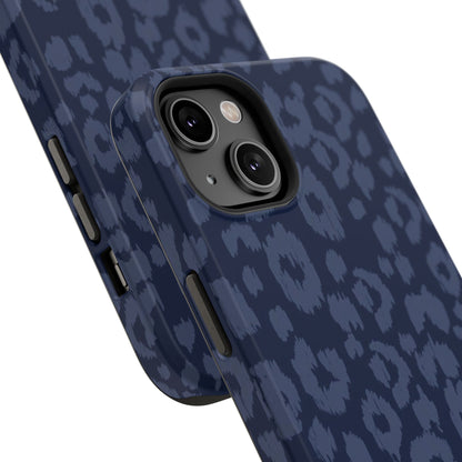 Navy Leopard  Phone Case