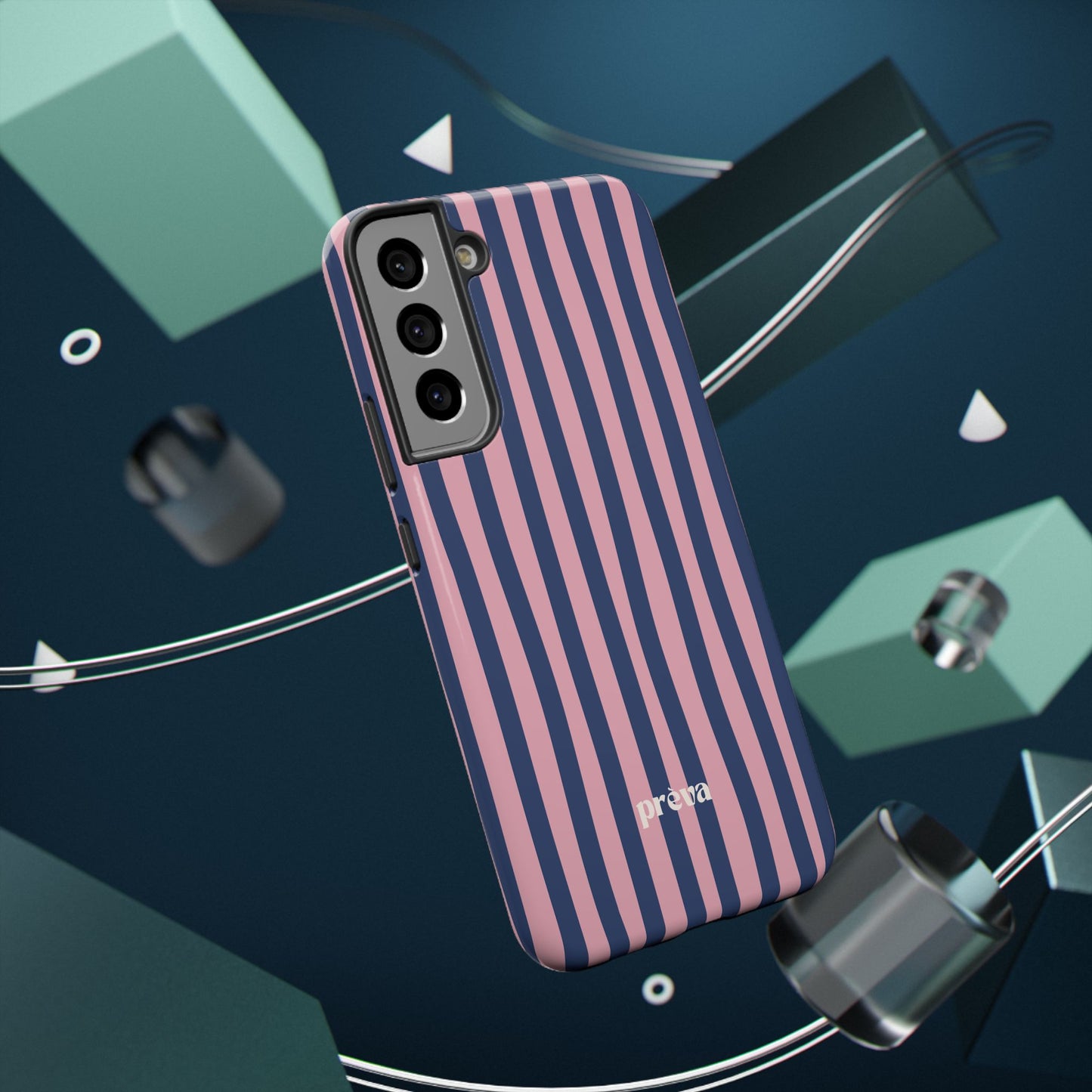 Blue and Pink Stripes Case