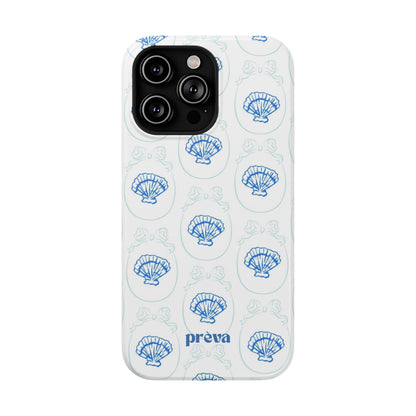 Fancy Teal Shell Phone Case
