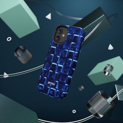 Blue Glass Tile Impact-Resistant Phone Case