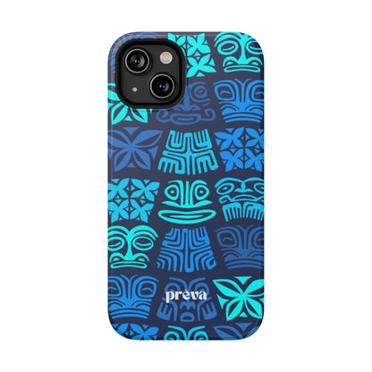 Blue Tiki Phone Case