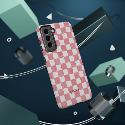 Pink Checkers Phone Case