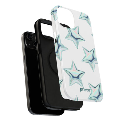 White Starburst Phone Case