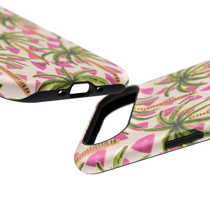 Phone Case — Pink Palm Tree Impact-Resistant Protector