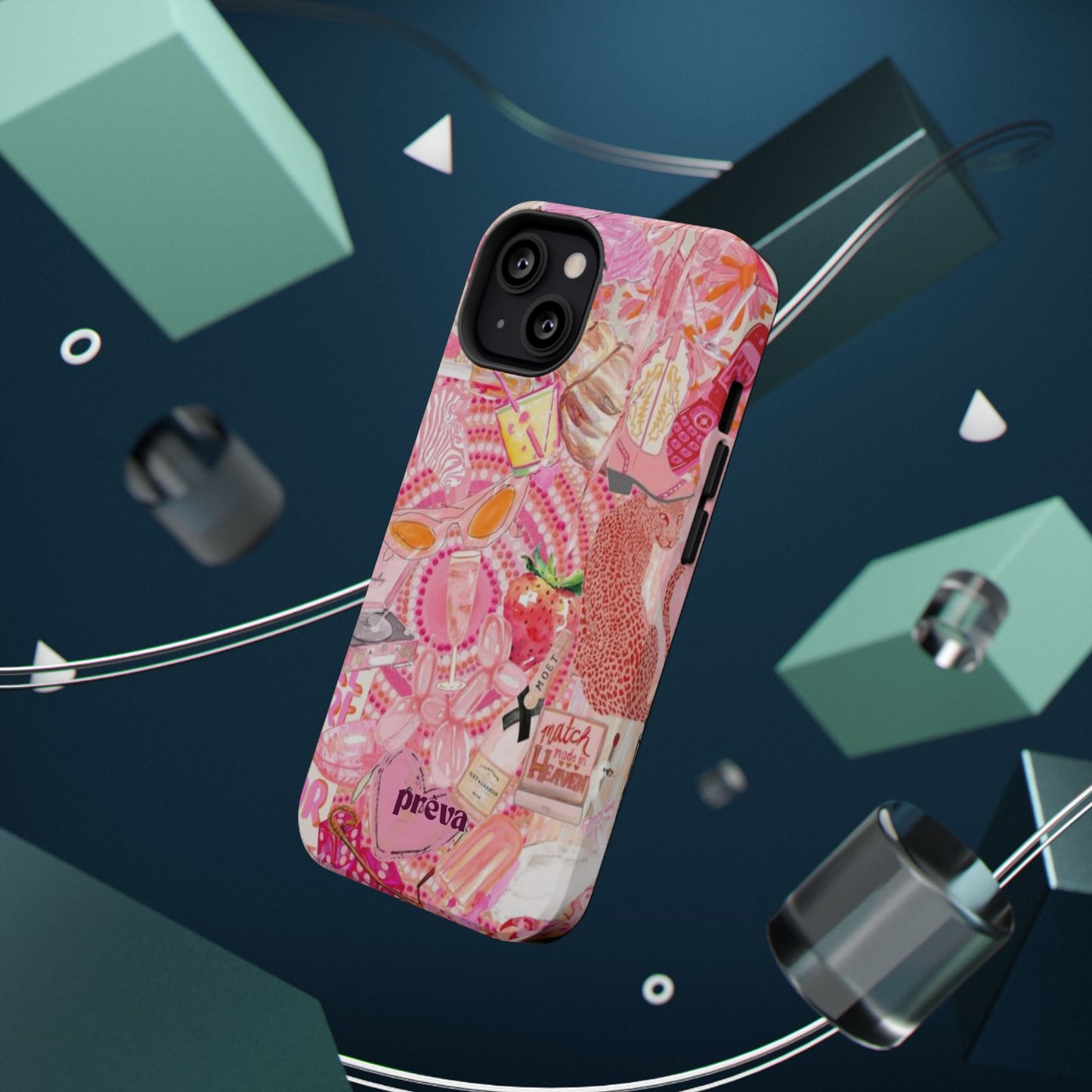 Pink Collage Phone Case