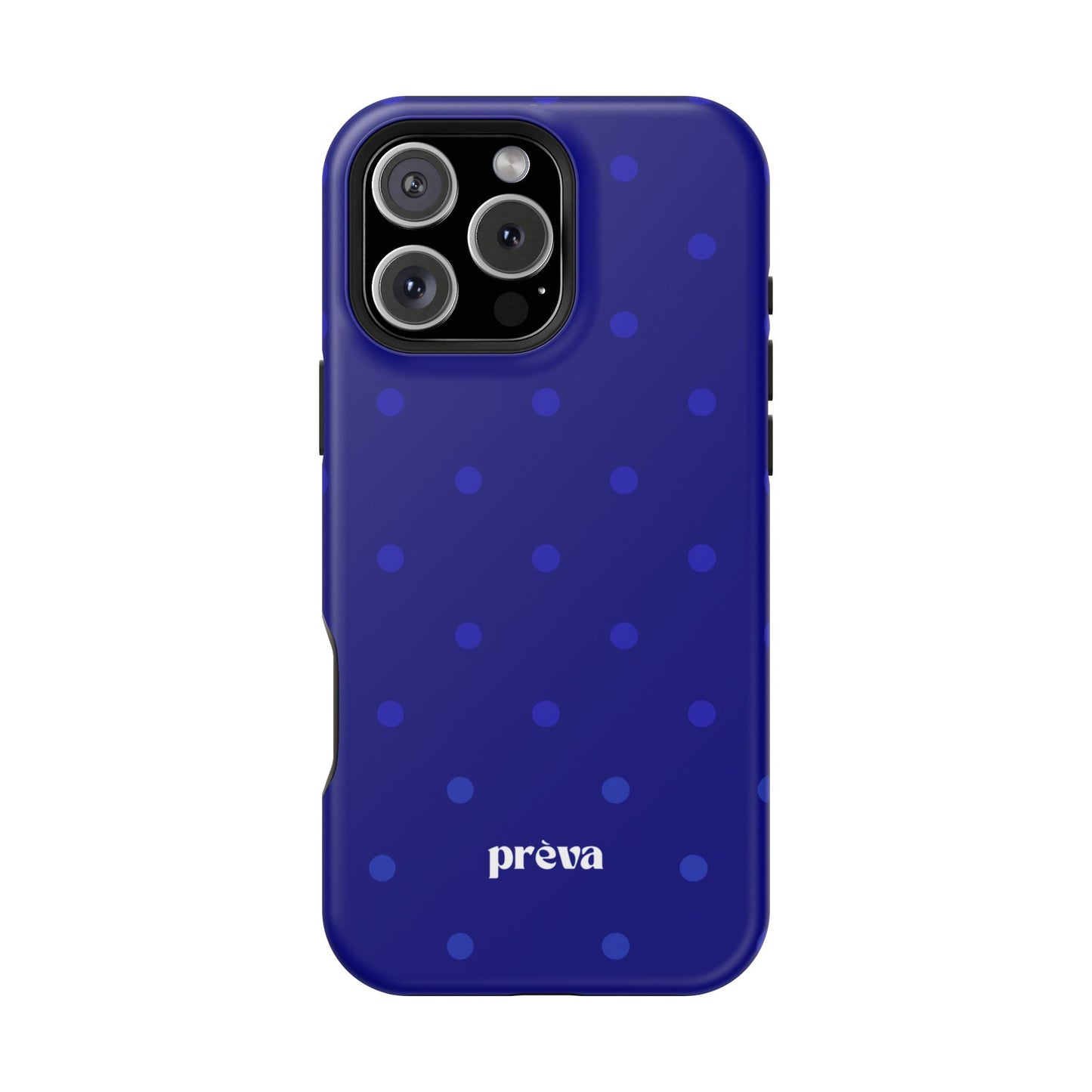 Dark Blue Polka Dots Phone Case