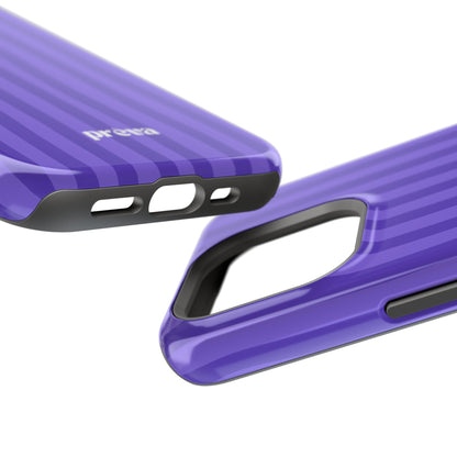 Dark Purple Stripes Phone Case
