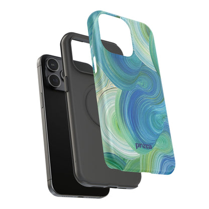 Swirling Ocean Impact-Resistant Phone Case