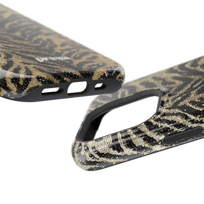 Phone Case — Impact‑Resistant Tiger Print Rug Texture