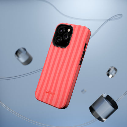 Coral Stipes Phone Case