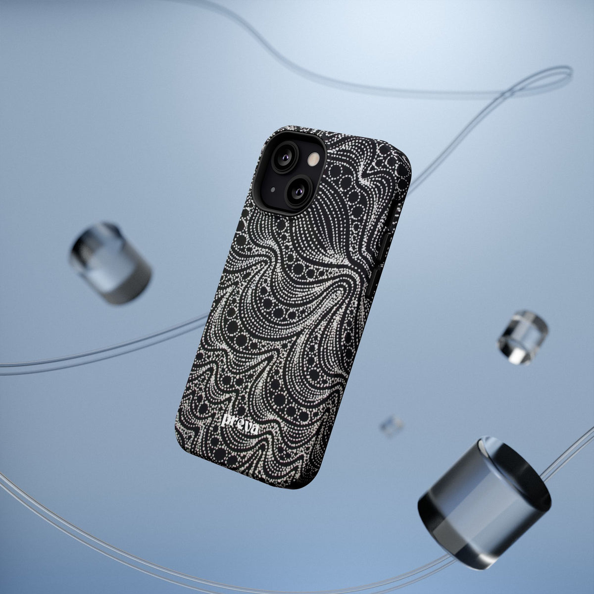 Abstract Midnight Lace Phone Case