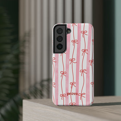 Pink Bow Chain Phone Case