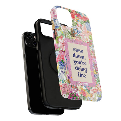 Slow Down Flowers x notsoken Phone Case