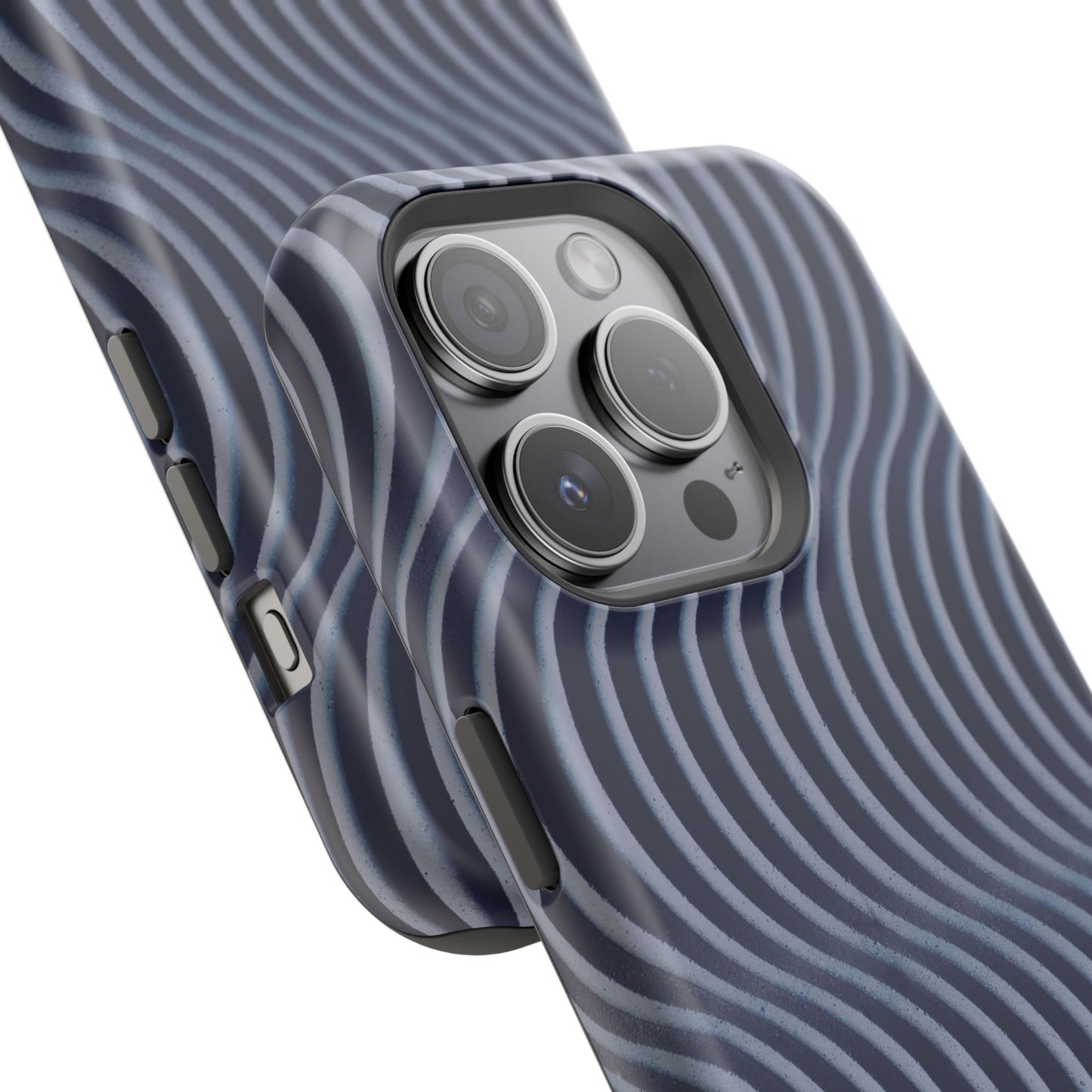Wavy Navy Phone Case