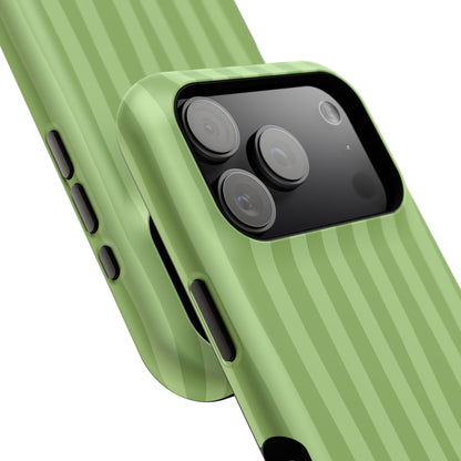 Light Green Stripes Phone Case