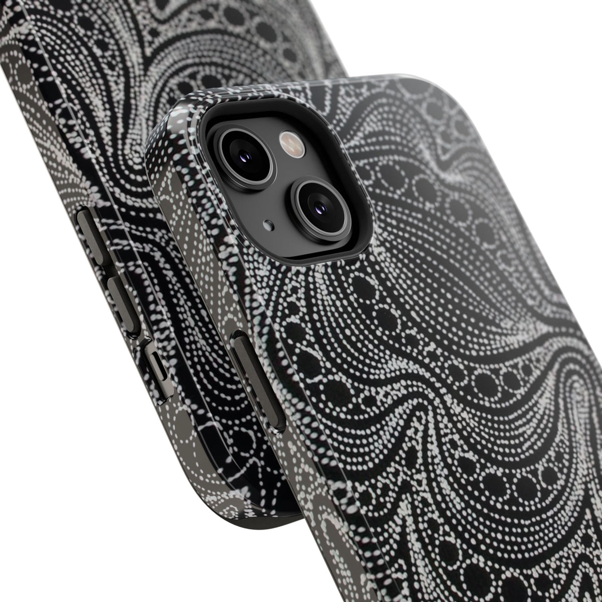 Abstract Midnight Lace Phone Case