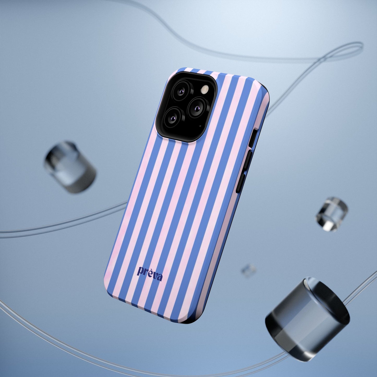 Striped Purple and Pink Phone Case