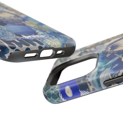 Blue Night Collage Phone Case