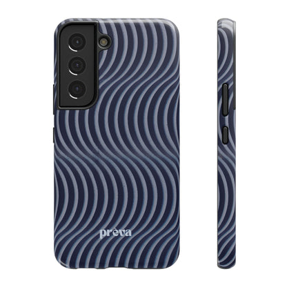 Wavy Navy Phone Case