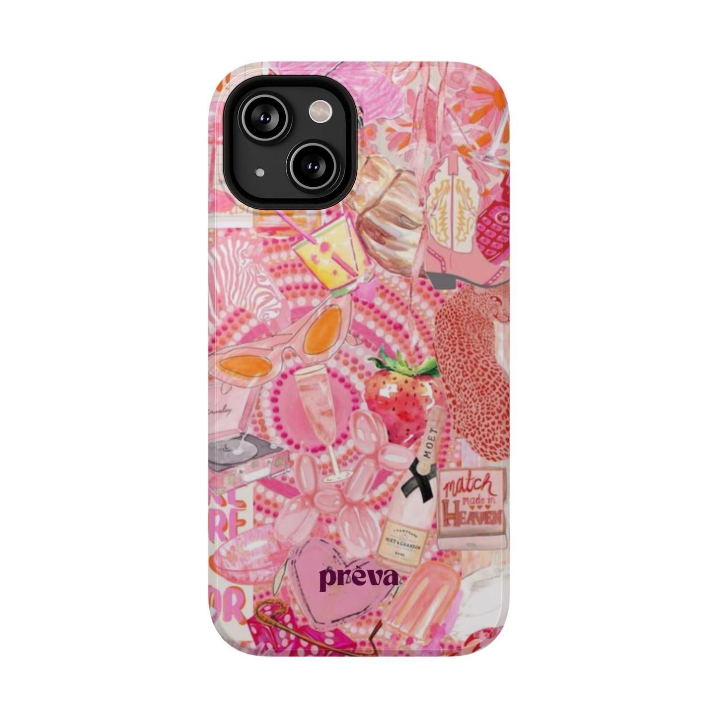 Pink Collage Phone Case