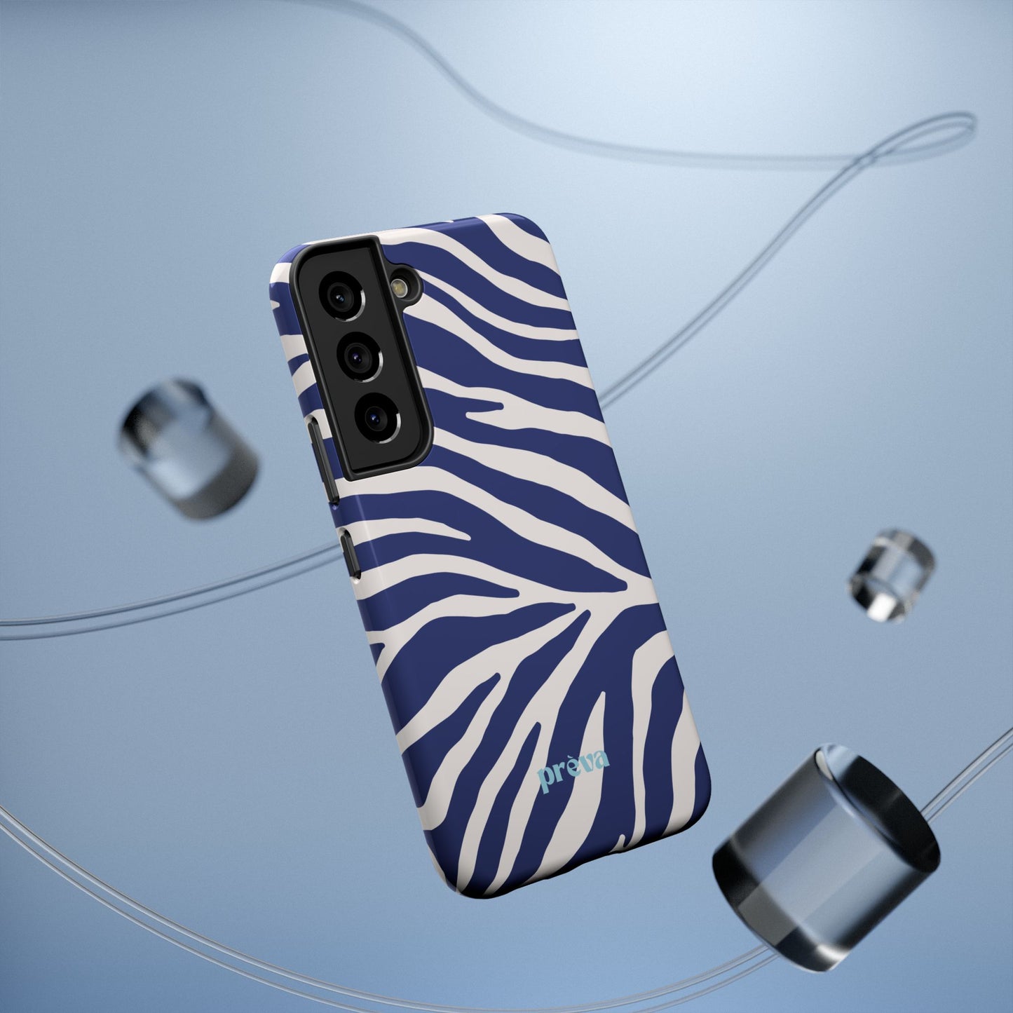Blue Zebra Phone Case