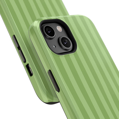 Light Green Stripes Phone Case