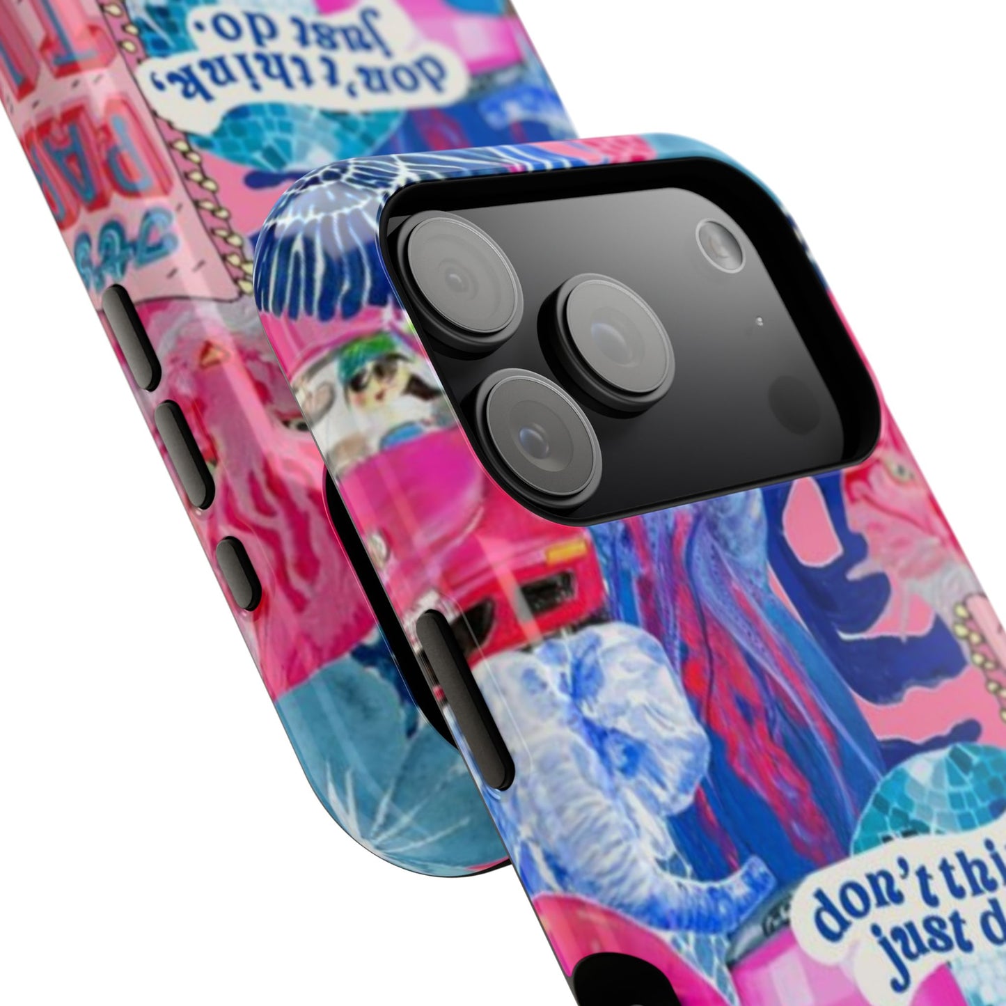 Vibrant Galaxy Collage Phone Case