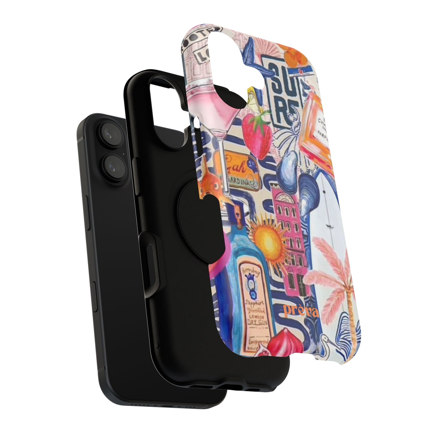 Tropical Beach Collage Phone Case