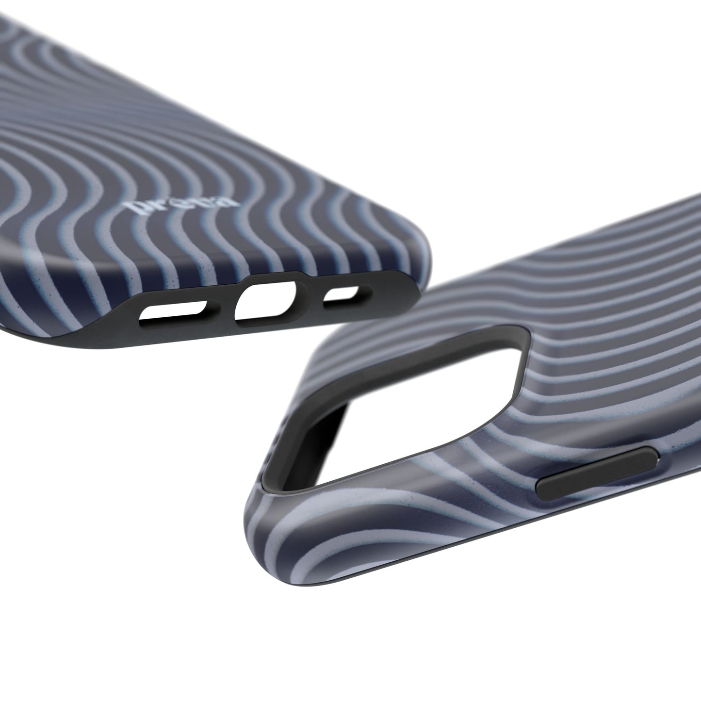Wavy Navy Phone Case