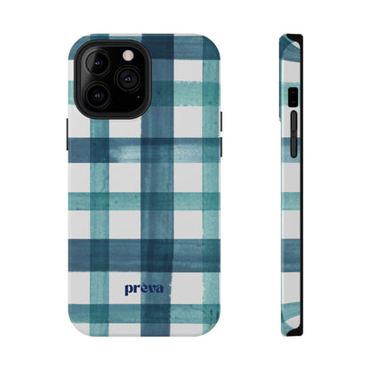 Teal Plaid Phone Case