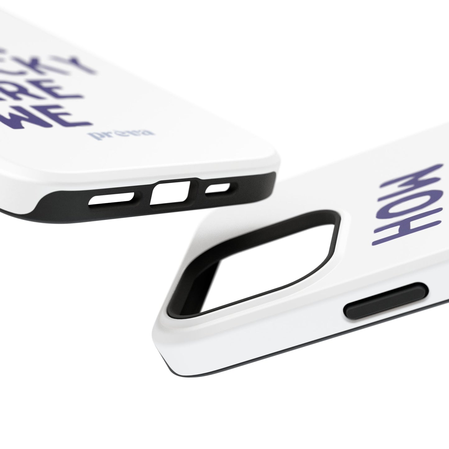 How Lucky Are We White Phone Case