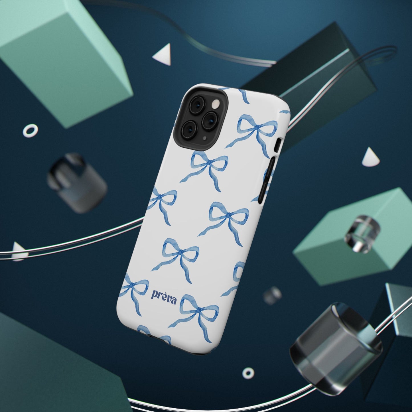 Blue Bow Phone Case