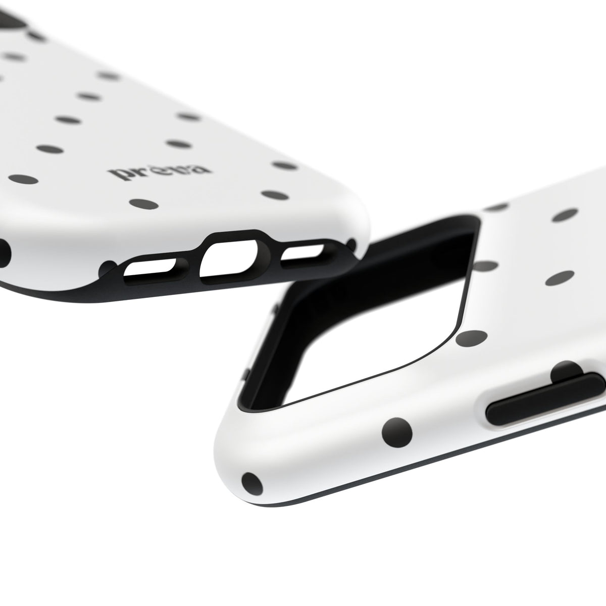 B&W polka dots Phone Case