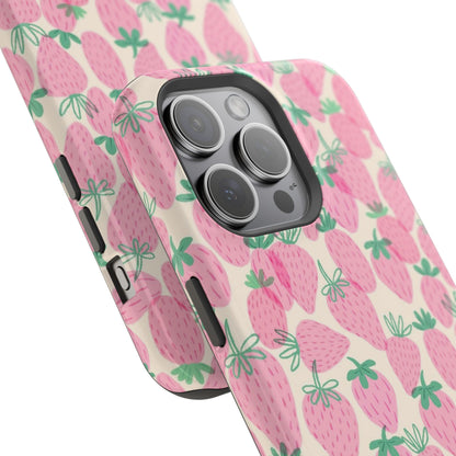 Pink Strawberry Phone Case
