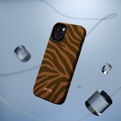 Brown Tiger Stripe Phone Case