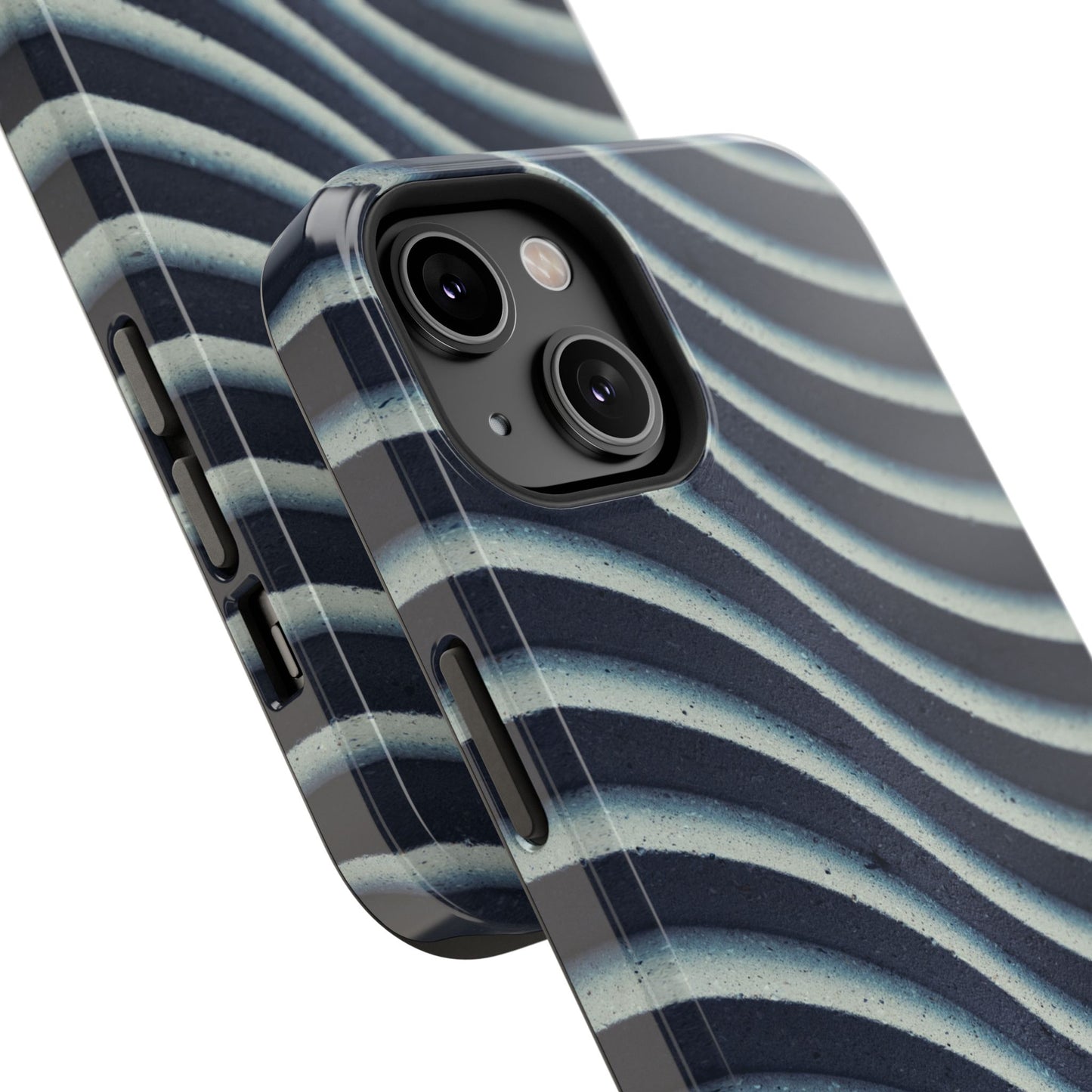 Navy Waves Phone Case