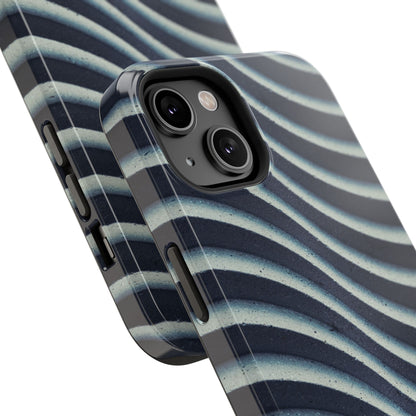 Navy Waves Phone Case