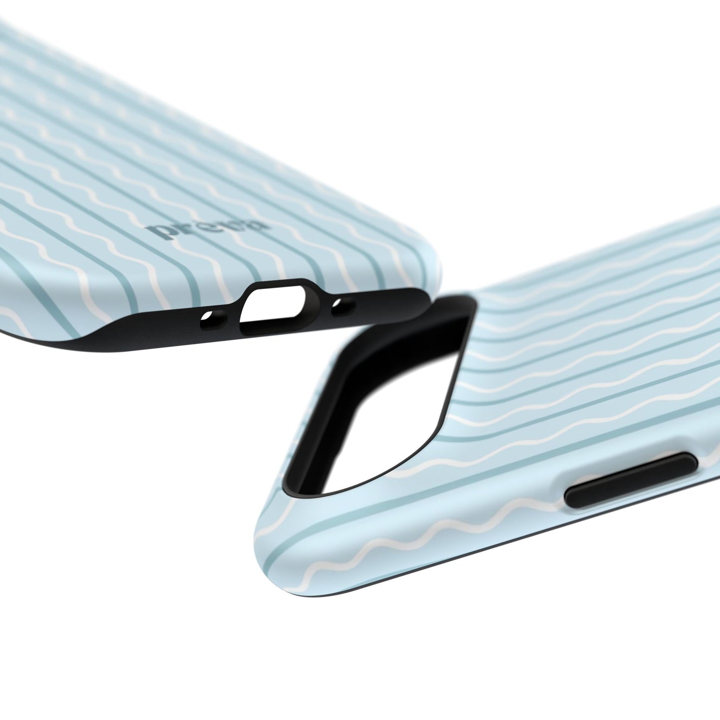 Blue Island Stripes Phone Case