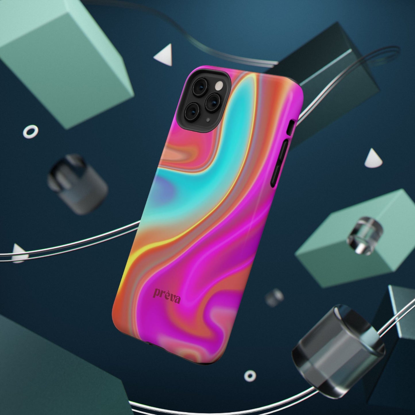 Iridescent Swirl Phone Case