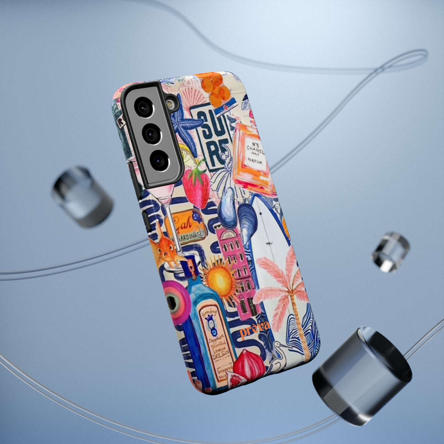 Tropical Beach Collage Phone Case