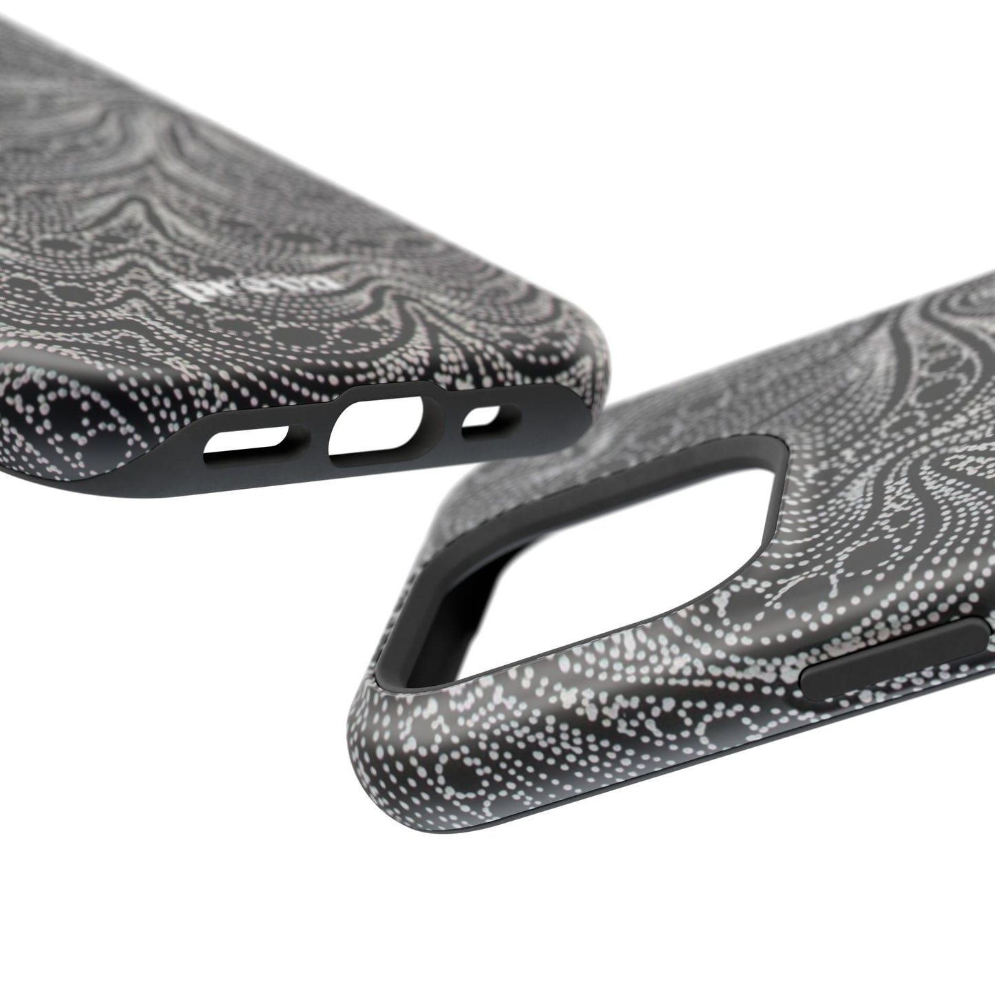 Abstract Midnight Lace Phone Case