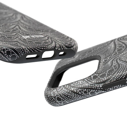 Abstract Midnight Lace Phone Case