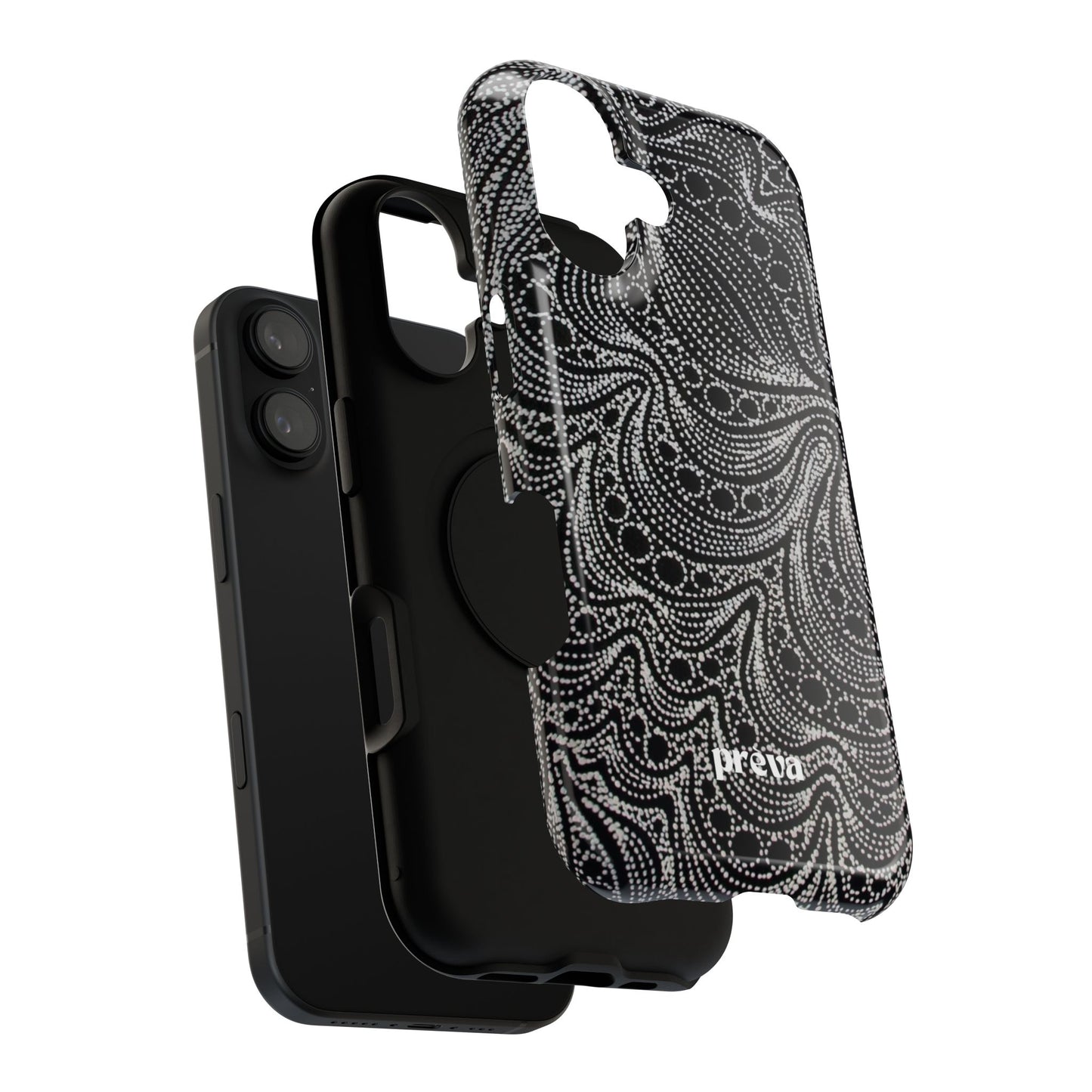 Abstract Midnight Lace Phone Case