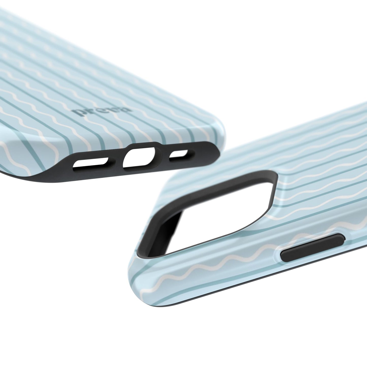 Blue Island Stripes Phone Case